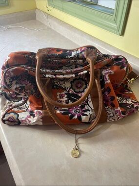 Large BIG BUDDHA Floral Pattern Shoulder-Hand Bag Women's